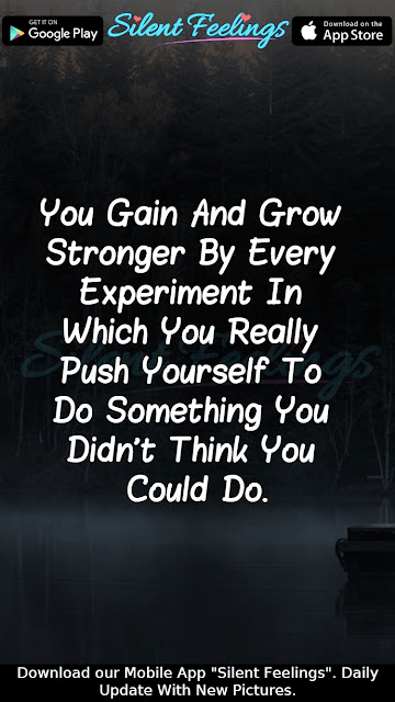 You Gain And Grow  Stronger By Every
