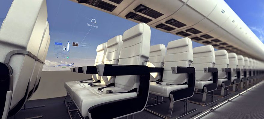 In 10 Years, Windowless Planes Will Give Passengers A Panoramic View Of The Sky