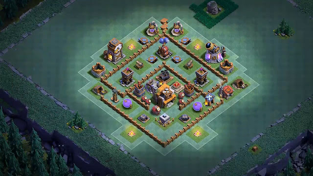 Base de constructor nivel 5 bh5, aldea de guerra