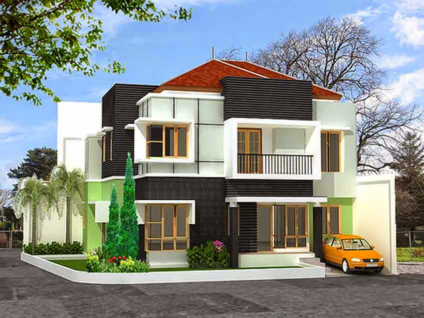 Cantik denah rumah type 36 2 lantai