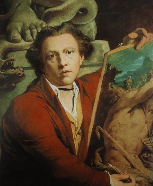 self portrait,James Barry,romanticism painting