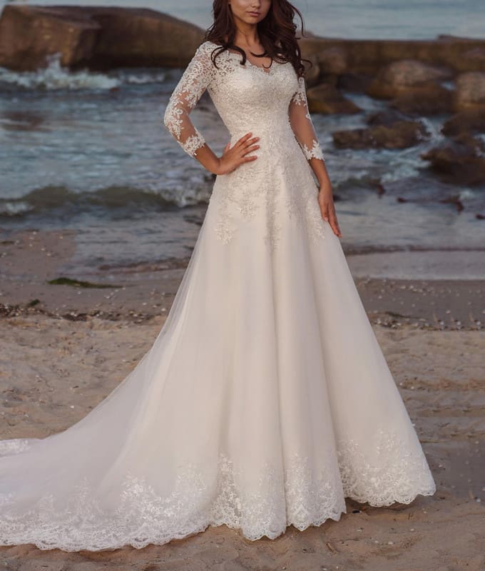 vestidos de novia sencillos y elegantes