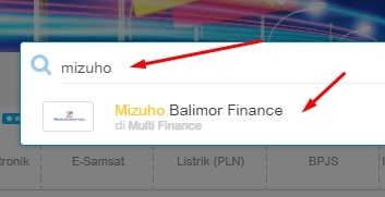 cek angsuran mizuho balimor finance