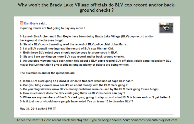 Here's why BLV has so many reject cops.