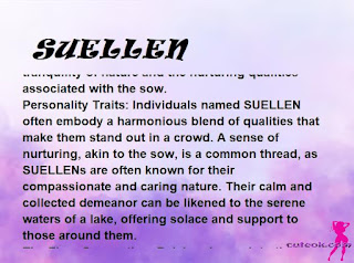 ▷ meaning of the name SUELLEN (✔)