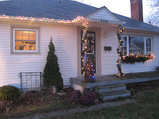 My home decorated for Christmas