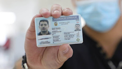 Nueva licencia de Conducir Ecuador 2022