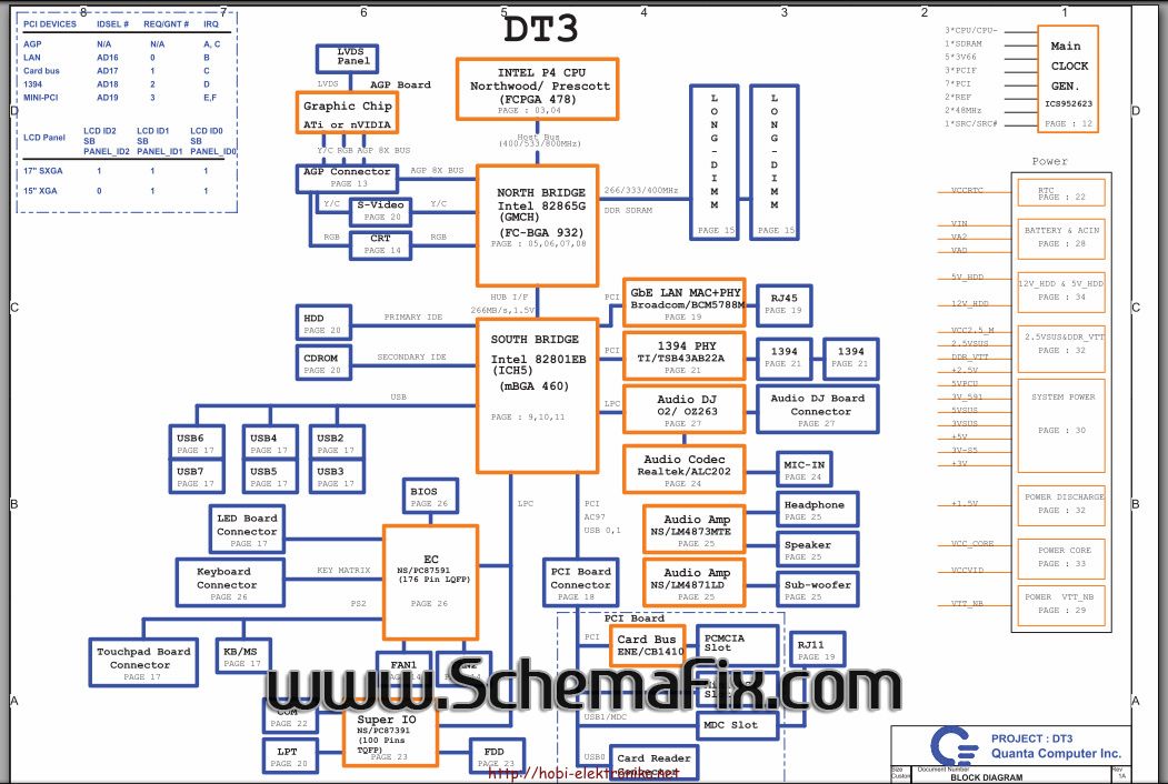 Acer Aspire 1710 Schematic PDF