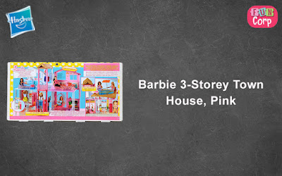 Barbie 3-Storey Town House, Pink: