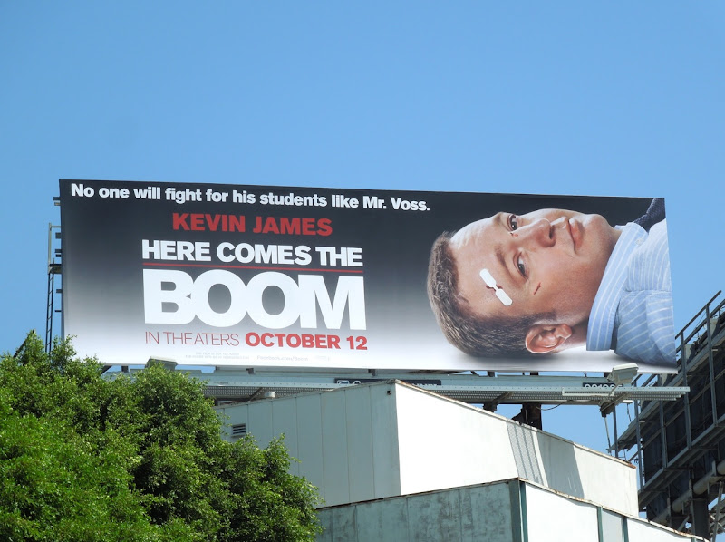 Here Comes the Boom movie billboard