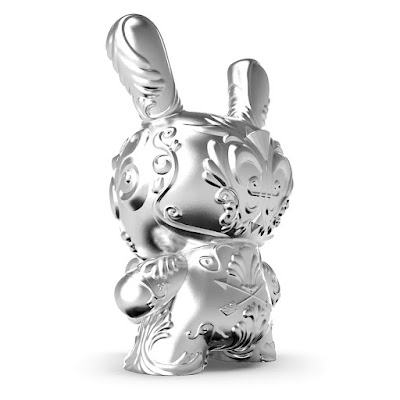 It’s a F.A.D. Metal Dunny Silver Edition 5” Figure by J*RYU x Kidrobot