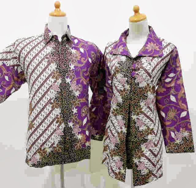  Batik  Sarimbit Blus Krah Pola Parang  BATIK  LESTARI 