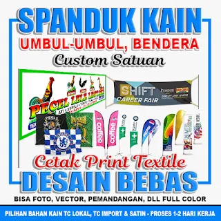 Tempat Cetak Spanduk Kain dan Umbul Umbul Murah di Gadingsari