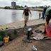 Trezentos quilos de lixo retirados do Paraíba durante mutirão