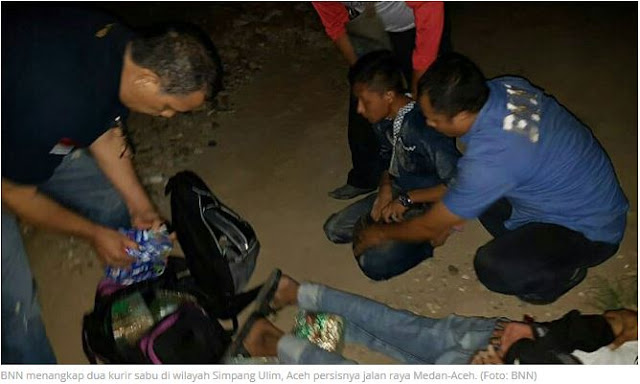 Penyelundupan 16 Kg Sabu Asal Malaysia Libatkan Oknum TNI