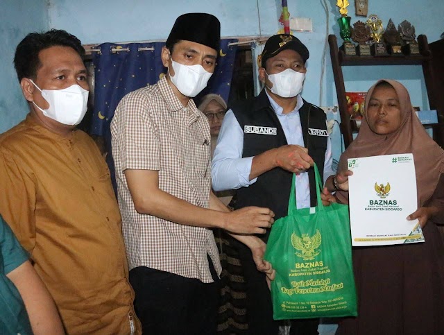 Plt. Bupati Subandi Beri Bantuan Warga Sidokerto Penderita Tumor Otak