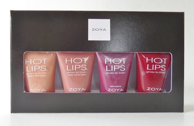 zoya Kissmas Hot Lips Gloss Quad Fame, Flirt, Purr and Marachino