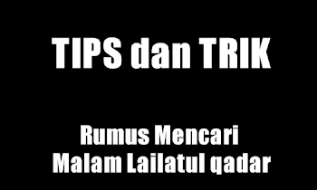 Rumus Mencari Malam Lailatul qadar | Anibar Studio