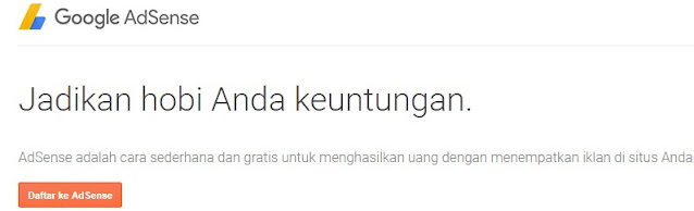 Cara Daftar Google Adsense Di Blogger