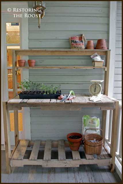 Wood Pallet Potting Bench Plans