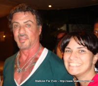 Suzana com Sylvester Stallone