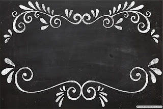 Blackboard Style: Free Printable Invitations, Labels or Cards.