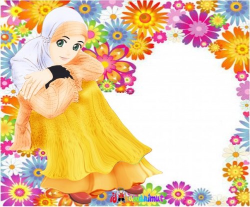 Wallpaper collection of animated hijab 