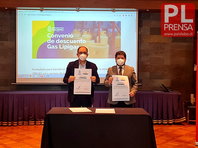 Osorno: firman convenio para un “gas” más barato