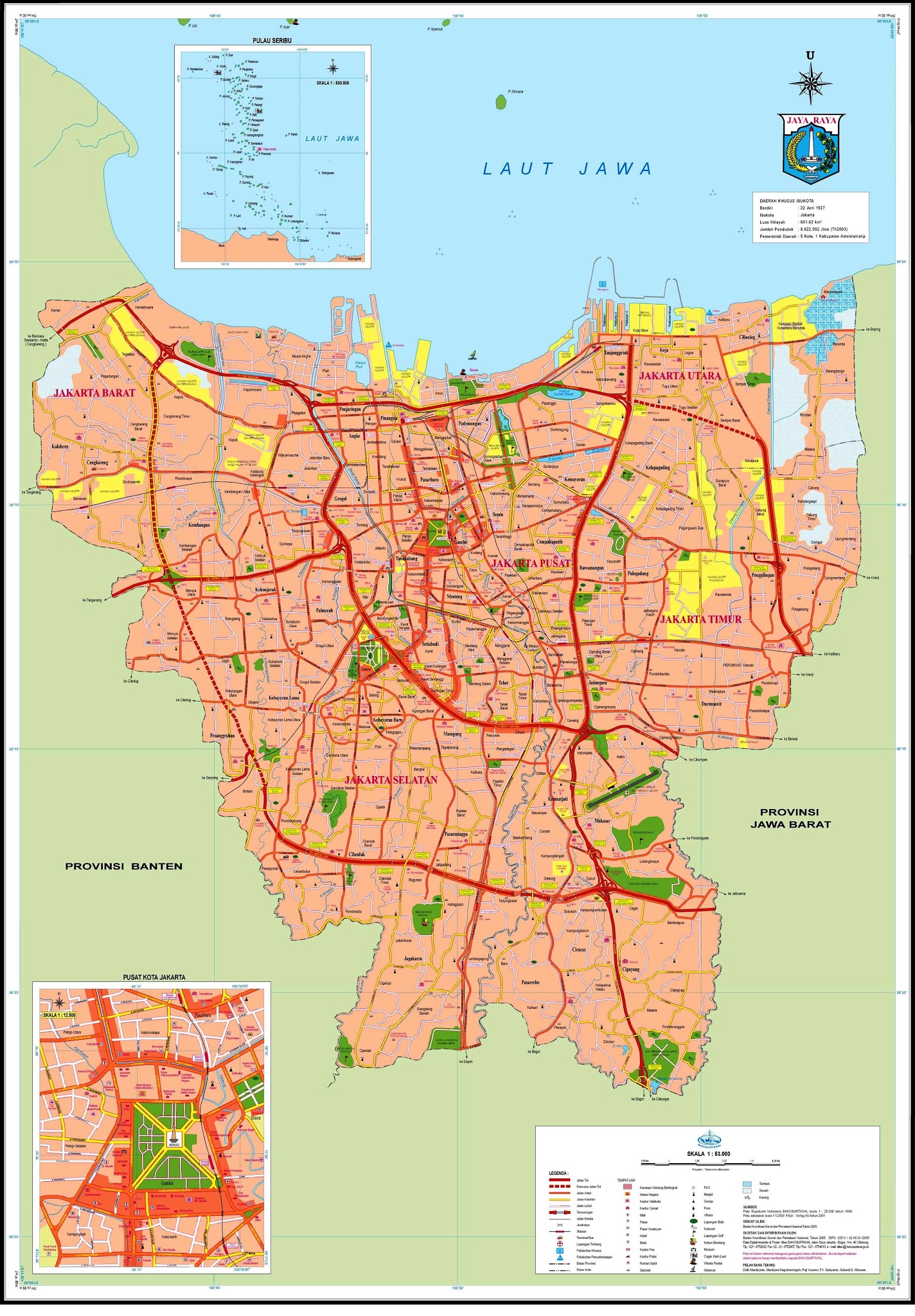  Peta  DKI Jakarta 