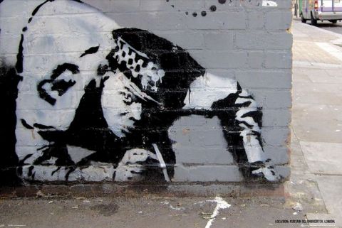 graffiti artist banksy. Graffiti Banksy - Banksy