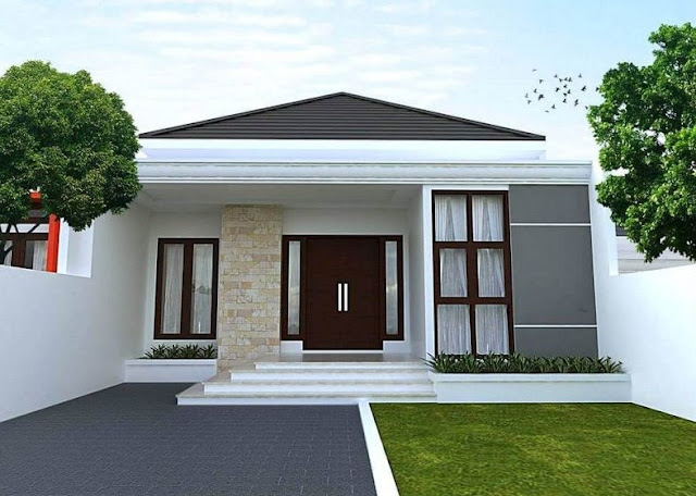 model teras rumah minimalis terbaru