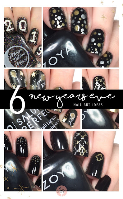 6 New Years Eve Nail Art Ideas