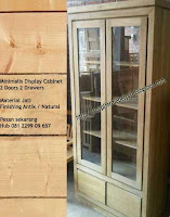 Mebel furniture minimalis Jepara dijual almari minimalis hias