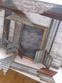Chipping with Charm: Barn Tin and Salvaged Wood Arrows...www.chippingwithcharm.blogspot.com