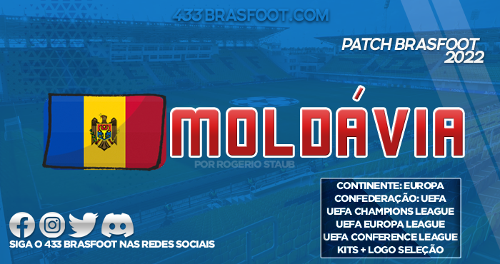 Patch da Moldávia Brasfoot 2022