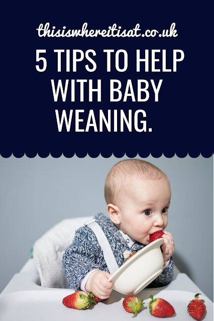 5 tips to help with baby weaning.