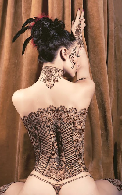 henna body paintings