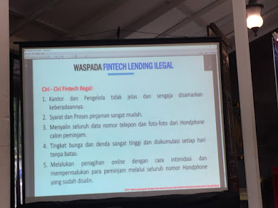  Kali ini saya akan membahas seputar wacana fintech nih ✔ Sosialisasi Program Fintech Peer to Peer Lending