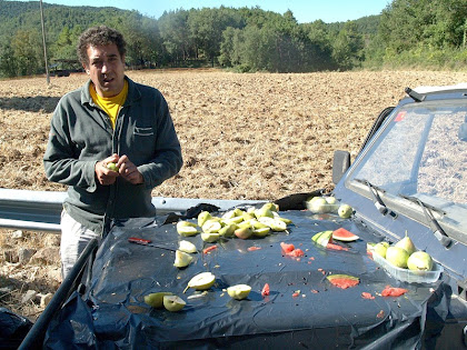 El tercer avituallament a prop de Sant Feliuet de Terrassola