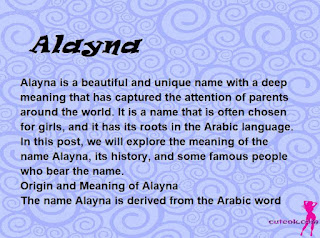 meaning of the name "Alayna"