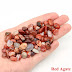 wimbledon Natural Agate Chip Crystal Gravel Tumbled Stone Bulk Reiki Healing Ore Gemstone Mineral Specimen Home Aquarium Fish Tank Decor