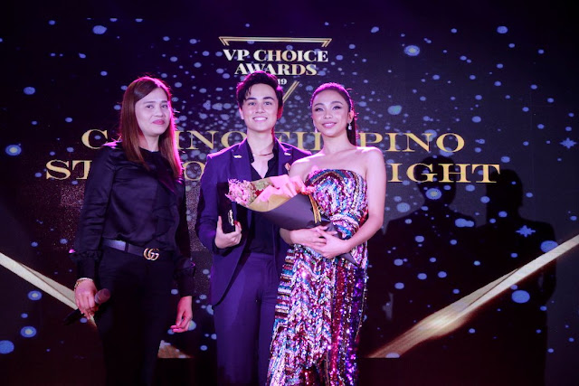 Casino Filipino awards Maymay Entrata and Edward Barbers