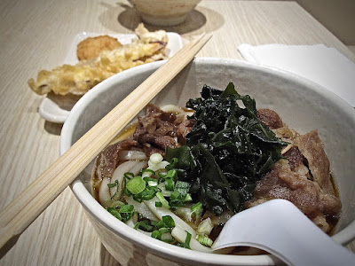 Tamoya Udon, beef bukkake udon