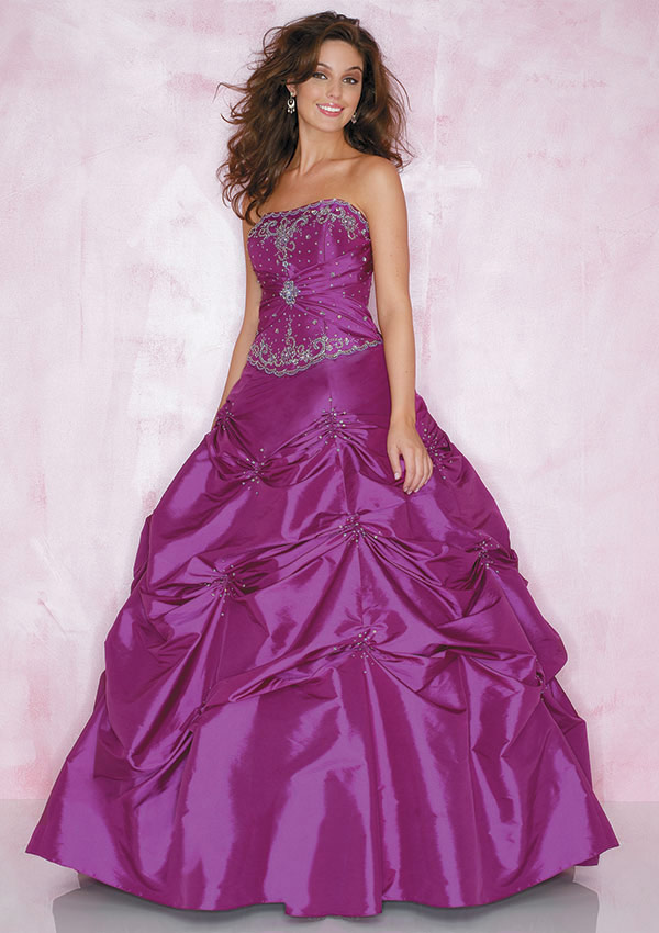 purple wedding dresses