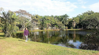 lago no Parque Municipal Santa Rita Passa Quatro