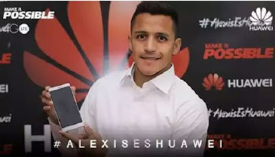 Alexis Sanchez Huawei Ambassador