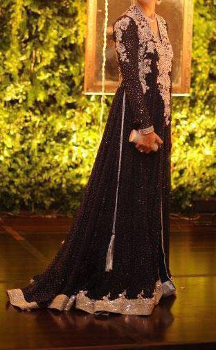 Tail style gown for girls new fashion in Pakistan 2016