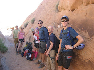 First Descents rock-climbing in Moab, Utah