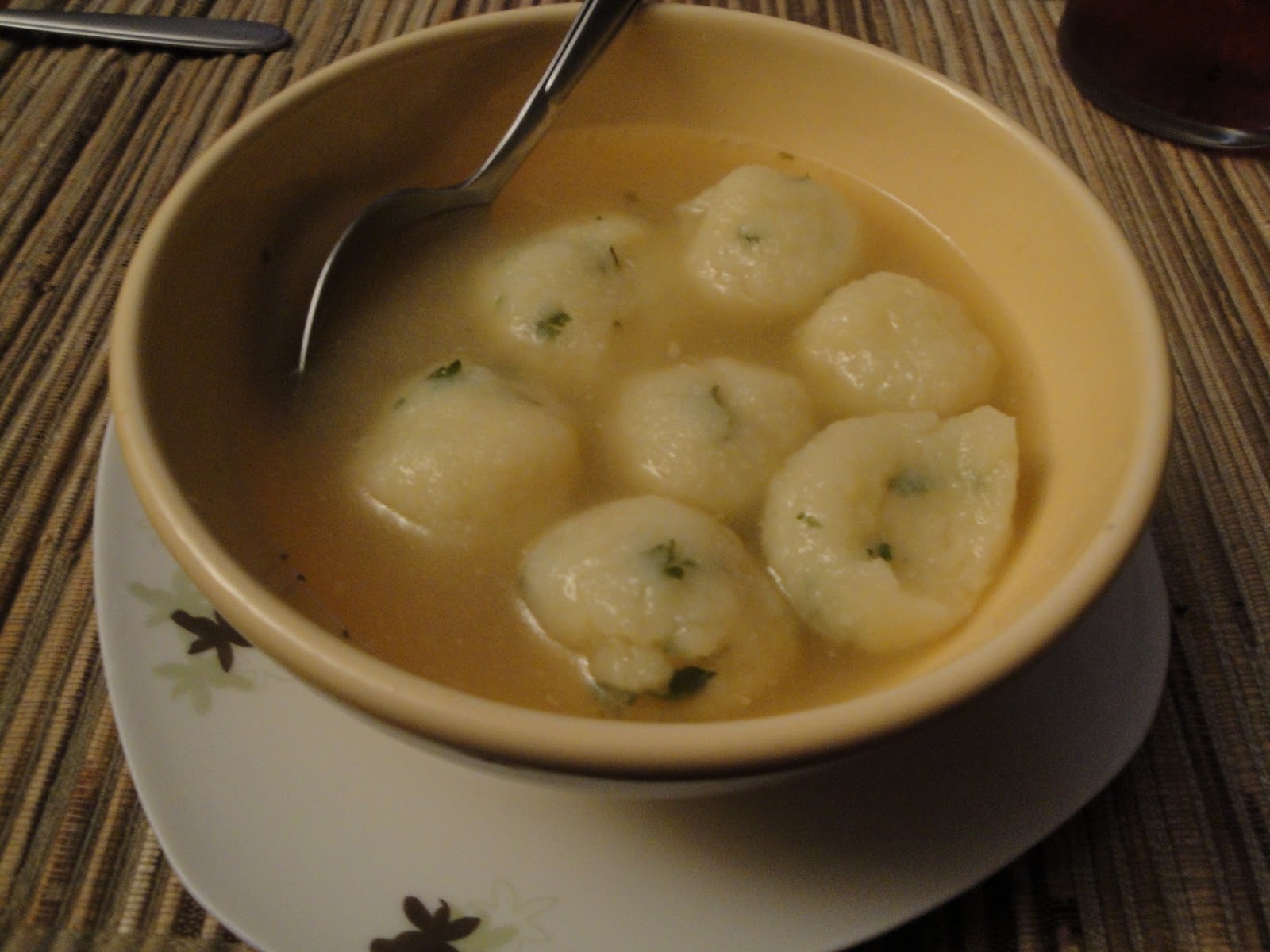 Dinner Dates: Potato Dumpling Soup and Easy Bean Salad