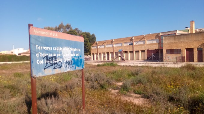 CONTIGO Elche reclama la licitación inmediata del Colegio La Paz de Torrellano